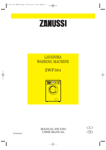 Manual Zanussi ZWF 384 Washing Machine