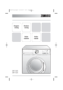 Brugsanvisning Zanussi ZWF 5105 Vaskemaskine