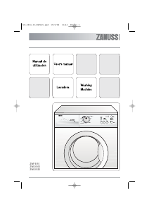 Manual Zanussi ZWF 6115 Washing Machine