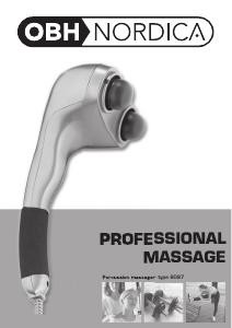 Bruksanvisning OBH Nordica 6087 Professional Massageapparat