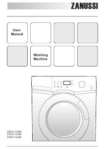 Manual Zanussi ZWG 1100 M Washing Machine