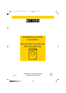 Handleiding Zanussi ZWG 3105 A Wasmachine