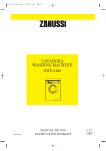 Manual Zanussi ZWG 3128 Washing Machine