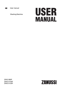 Manual Zanussi ZWG 5100 P Washing Machine