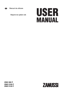 Manual Zanussi ZWG 580 P Mașină de spălat