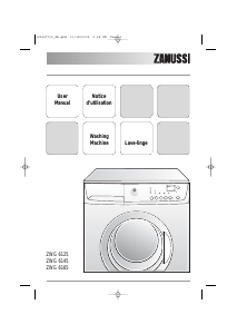 Manual Zanussi ZWG 6145 Washing Machine