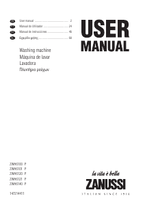 Manual Zanussi ZWH 6140 P Washing Machine