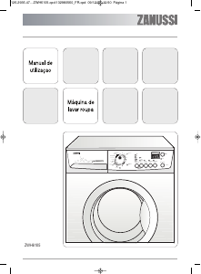 Manual Zanussi ZWH3105 Máquina de lavar roupa