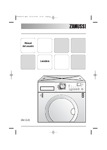 Manual de uso Zanussi ZWI2125 Lavadora