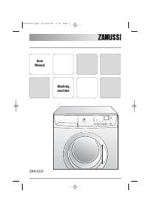 Handleiding Zanussi ZWN 6125 Wasmachine