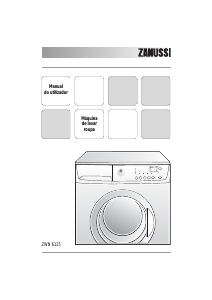 Manual Zanussi ZWN 6125 Máquina de lavar roupa