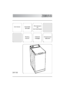 Manual Zanussi ZWP 580 Washing Machine