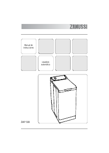 Manual de uso Zanussi ZWP 580 Lavadora