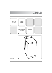 Manual Zanussi ZWP 580 Máquina de lavar roupa
