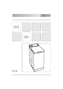 Manual de uso Zanussi ZWQ 360 Lavadora
