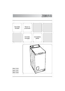 Manual Zanussi ZWQ 5100 Mașină de spălat