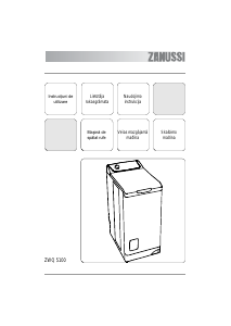 Rokasgrāmata Zanussi ZWQ 5100 Veļas mašīna