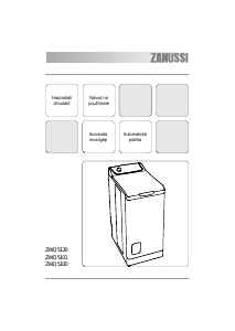 Návod Zanussi ZWQ 5130 Práčka