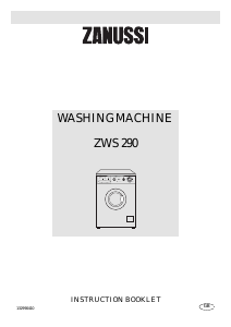 Handleiding Zanussi ZWS 290 Wasmachine