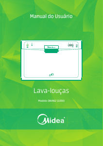 Manual Midea DWA62 Máquina de lavar louça