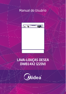 Manual Midea DWB14X2 Máquina de lavar louça