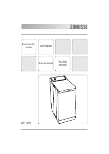 Handleiding Zanussi ZWT 3002 Wasmachine