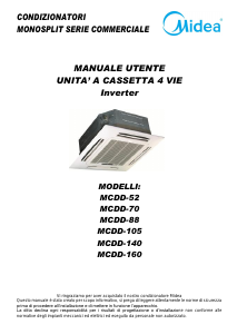 Manuale Midea MCDD-52 Condizionatore d’aria