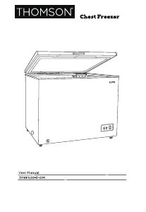 Manual Thomson TFRF 520-D-SM Freezer