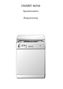 Brugsanvisning AEG F40759U-W Opvaskemaskine