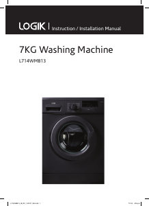 Manual Logik L714WMB13 Washing Machine