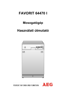 Használati útmutató AEG F64470I-M Mosogatógép