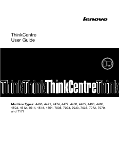 Manual Lenovo ThinkCentre 4496 Desktop Computer