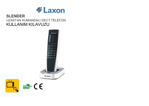 Kullanım kılavuzu Laxon Slender Kablosuz telefon
