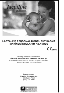 Kullanım kılavuzu Lactaline Personal Göğüs pompası