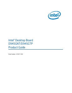 Handleiding Intel D945GNP Moederbord