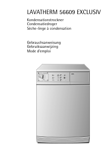 Mode d’emploi AEG LTH56609B Sèche-linge