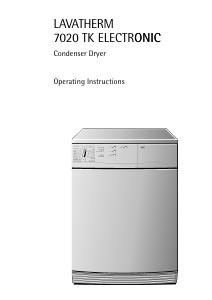 Manual AEG LTH7020TK Dryer
