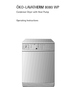 Manual AEG LTH8080WP Dryer