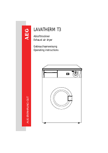 Manual AEG LTHT3 Dryer