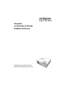 Kullanım kılavuzu Hitachi CP-DX250 Projektör
