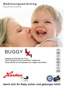 Bruksanvisning Hartan Buggy iX1 Barnevogn