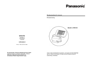 Bruksanvisning Panasonic EW3106 Blodtrycksmätare