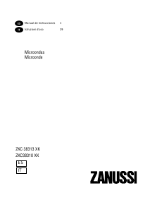 Manual de uso Zanussi ZKC38310XK Microondas