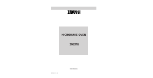 Manual Zanussi ZM23TG Microwave