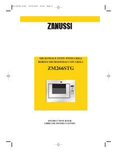 Manual de uso Zanussi ZM266STGX Microondas
