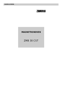 Handleiding Zanussi ZMB30CSTA Magnetron