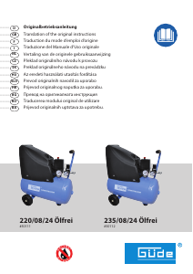 Handleiding Güde 220/08/24 Compressor