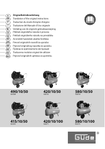 Manuale Güde 415/10/50 N Compressore