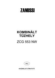Használati útmutató Zanussi ZCG553NW Tűzhely