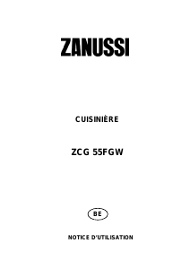 Bedienungsanleitung Zanussi ZCG55FGW Herd